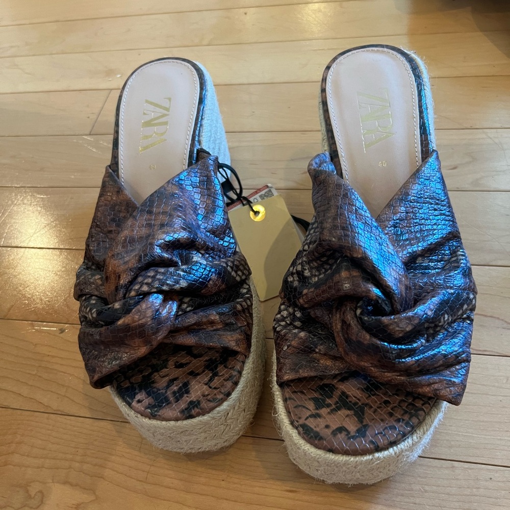 Zara summer platform sandals